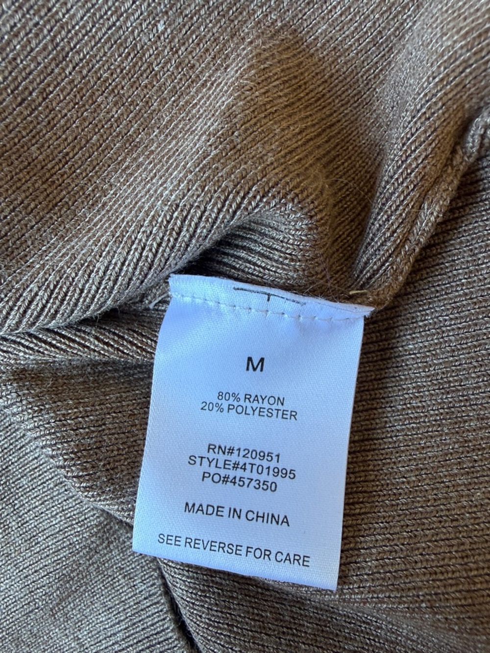 Olive & Oak Chestnut Brown Button-Up Knit Vest - Picture 9 of 9